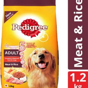 PEDIGREE Adult Meat, Rice 1.2 kg Dry Adult Dog Food