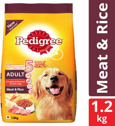 PEDIGREE Adult Meat, Rice 1.2 kg Dry Adult Dog Food