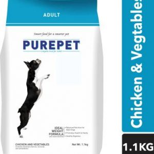 purepet Chicken & Veg 2.2 kg (2x1.1 kg) Dry Adult Dog Food