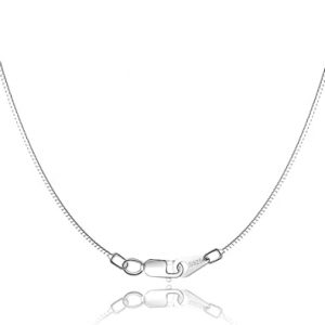 Jewlpire 925 Sterling Silver Chain for Women, Girls