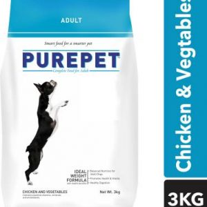 purepet Chicken and Veg Chicken, Vegetable 6 kg (2x3 kg) Dry Adult Dog Food