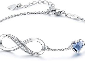 CDE Infinity Heart Symbol Charm Bracelet for Women