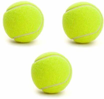 Swami Cricket Tennis Balls Pack Of 3 Cricket Tennis Ball  (Pack of 3)