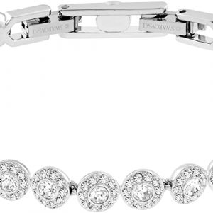 SWAROVSKI Women's Angelic Jewelry Collection, Rhodium Finish, Clear Crystals