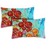 OHCOZZY Pack of 2 Outdoor Pillow Covers