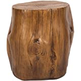 Patio Sense 62420 Garden Stool, Elyse Natural Round