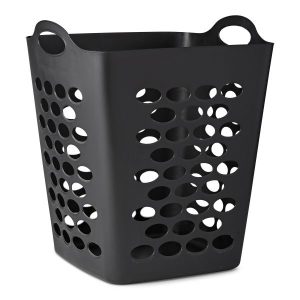 Mainstays Flexible Black Laundry Hamper, 20