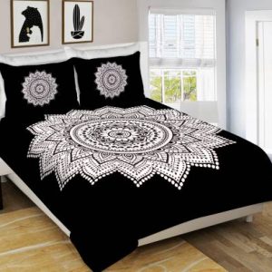 MSKS 144 TC Cotton Double Printed Bedsheet