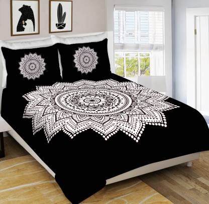 MSKS 144 TC Cotton Double Printed Bedsheet