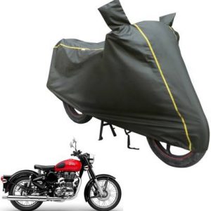 Fit Fly Two Wheeler Cover for Royal Enfield  (Classic 350, Green)