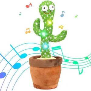 MADDYGROUP DANCING CACTUS TOY FOR KIDS, BOY &GIRL|DANCING CACTUS TALKING WITH LIGHT|DANCING CACTUS PUSH TOY FOR KIDS  (Green)