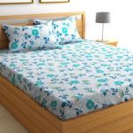 SmartBuy 104 TC Cotton Double Floral Bedsheet