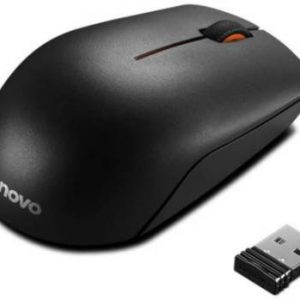 Lenovo 300 Wireless Optical Mouse  (USB 2.0, Black)