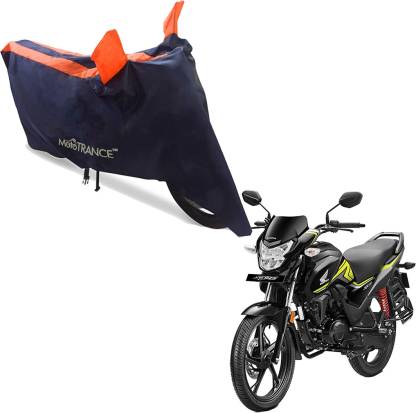 MOTOTRANCE Two Wheeler Cover for Honda  SP 125, Blue, Orange)