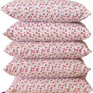 Swikon star Microfibre, Polyester Fibre Floral Sleeping Pillow Pack of 5