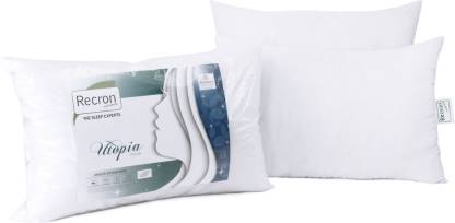 RECRON CERTIFIED Utopia Microfibre Solid Sleeping Pillow