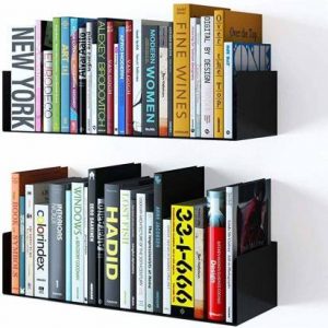 Dime Store Engineered Wood Open Book Shelf  (Finish Color - Black, Pre-assembled)