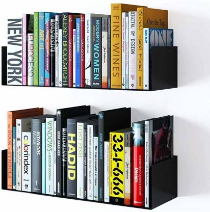 Dime Store Engineered Wood Open Book Shelf  (Finish Color - Black, Pre-assembled)